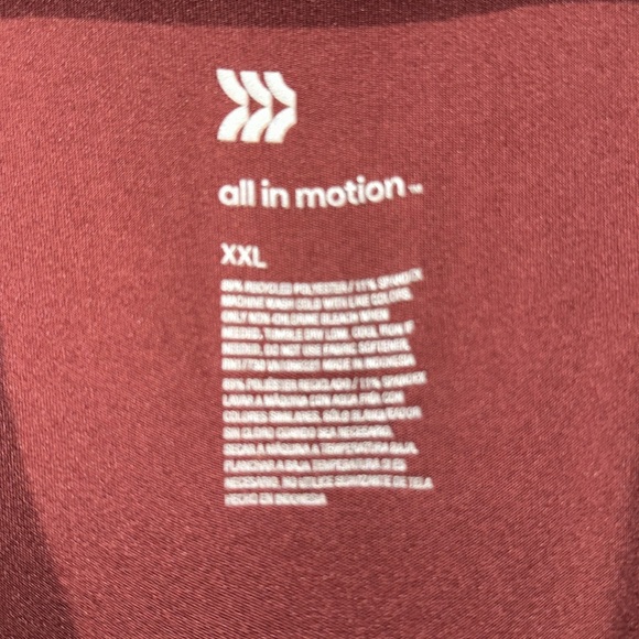 All in Motion XXL Burgundy running jacket - Picture 2 of 2